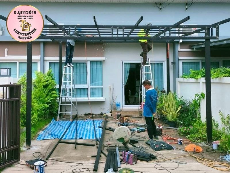 รับเหมาต่อเติมกันสาด